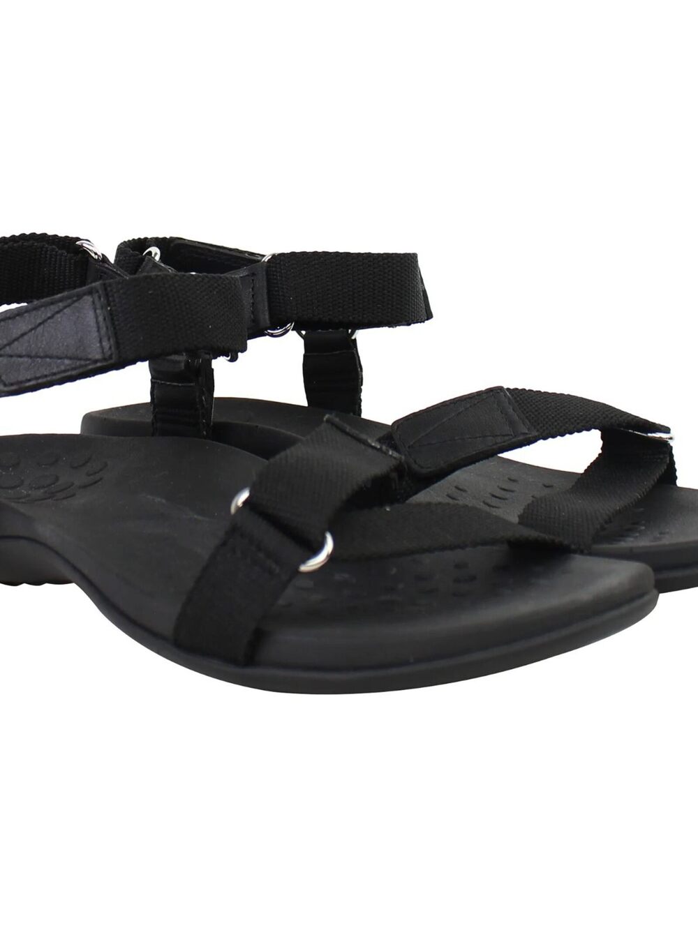 Vionic US 8.5 EU 40 Black Candace Adjustable Sport Comfort Hiking Outdoor Sandal